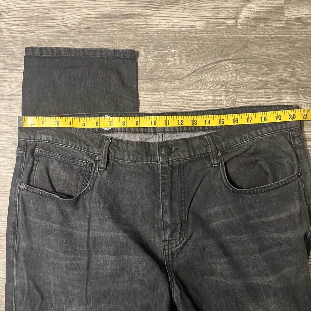 Dear John Men's Collection Type C Slim Straight Black Denim Jeans Size 40x34 - Picture 7 of 11